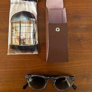 Oliver peoples sunglasses Brown/Gray with Case New